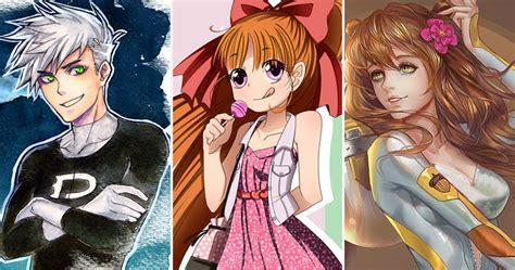 20 Cartoon Characters From The 2000s Reimagined As Anime.